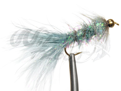 12-Pack BH Fritz Woolly Bugger Grey