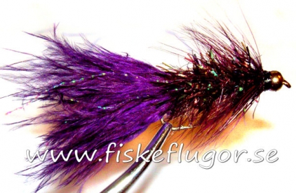12-Pack BH Fritz Woolly Bugger Purple