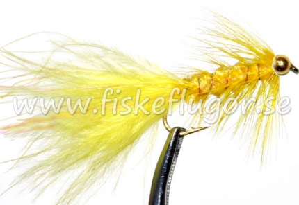 12-Pack BH Woolly Bugger Yellow