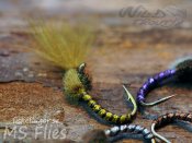 MS CDC No Hackle Emerger Golden Olive