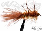 BH Fritz Woolly Bugger Rubberlegs Brown