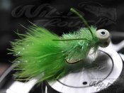 12-Pack Booby Fritz Rubberlegs Nymph Chartreuse