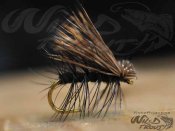 Elk Hair Caddis Svart