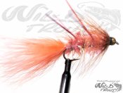 BH Fritz Woolly Bugger Rubberlegs Salmon