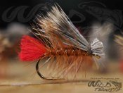 Elk Hair Caddis Brown Red Tag