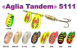 Spinnare Aglia Tandem 8g