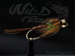 BH Pheasent Tail Nymph Green LS