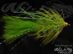 BH Fritz Woolly Bugger Rubberlegs Chartreuse