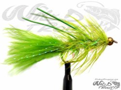 BH Fritz Woolly Bugger Rubberlegs Chartreuse