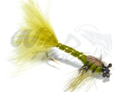 12-Pack Damsel/Flickslnda Nymph Var 2 Olive