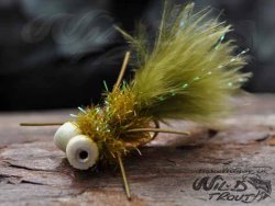 12-Pack Booby Fritz Rubberlegs Nymph Olive