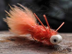 12-Pack Booby Fritz Rubberlegs Nymph Orange