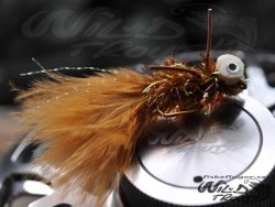 12-Pack Booby Fritz Rubberlegs Nymph Brown