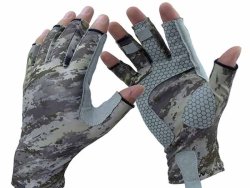 Fiskehandskar UV Camoflague