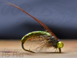 MS Caddis Puppa Olive
