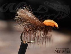 MS Hi Viz Polywing Caddis Light Brown