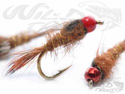 Tungsten Redhead GRHE Nymph Brown