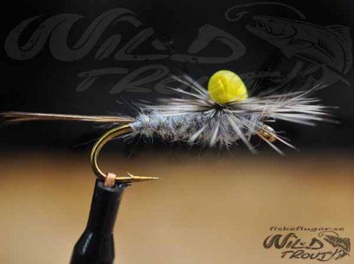 6-Pack Hi Viz Parapost Mayfly Emerger Grey