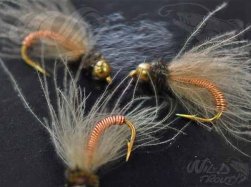 Tungsten Goldhead CDC Metallic Copper Pupa