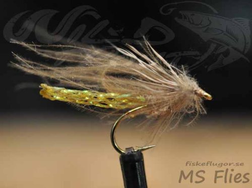 MS Glowing CDC Mayfly Emerger Tan