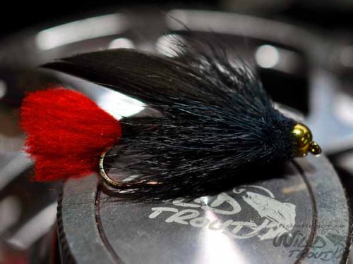 BH Muddler Minnow Black Red Tag