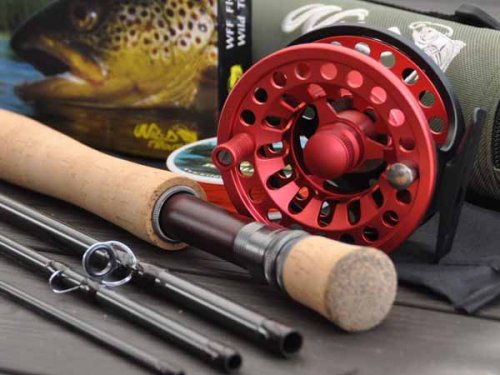 Flugfiskeset Black & Red Trout LW6