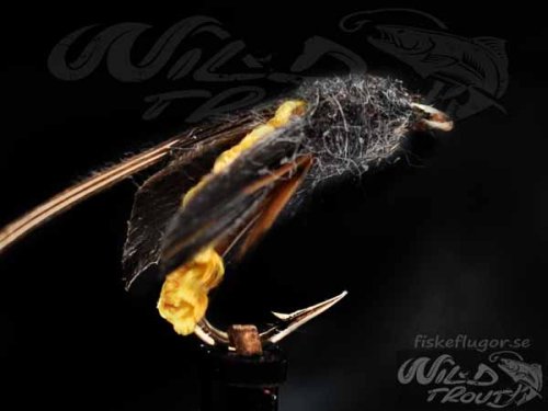 Woven Caddis Pupa Yellow