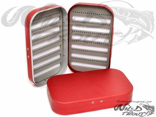 Aluminium Flugask Slit F Red