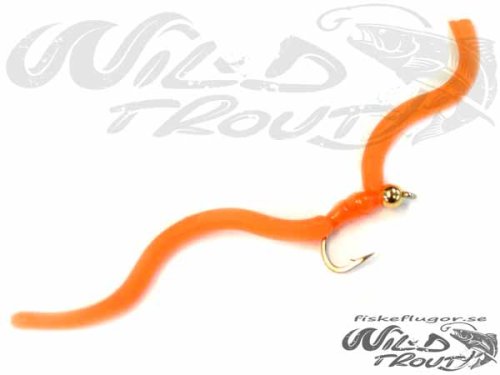 Squirmy Worm Orange