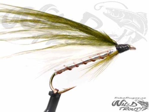 Streamer Olive & White Fry