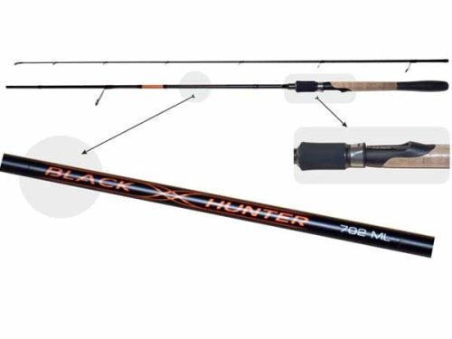 Fiskeset Rod & Reel Black Hunter Rebel 5-22g