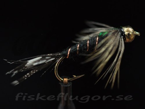 Tungsten Goldhead Black Martinez Nymph