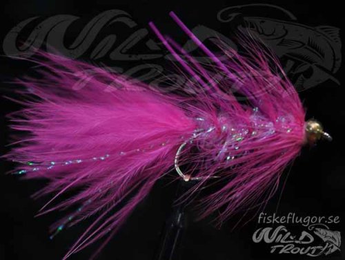 BH Fritz Woolly Bugger Rubberlegs Pink