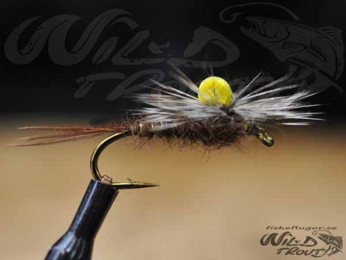 Hi Viz Parapost Mayfly Emerger Brown