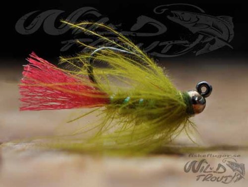 Tungsten JIG CDC Nymph Olive BL