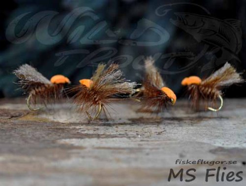 MS Hi Viz Polywing Caddis Light Brown