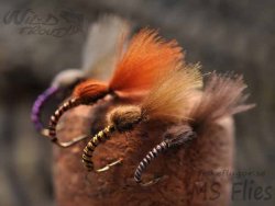 MS CDC No Hackle Emerger Copper Rusty