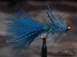 BH Fritz Woolly Bugger Rubberlegs Kingfisher Blue