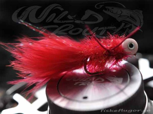 12-Pack Booby Fritz Rubberlegs Nymph Red