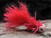 12-Pack Booby Fritz Rubberlegs Nymph Red
