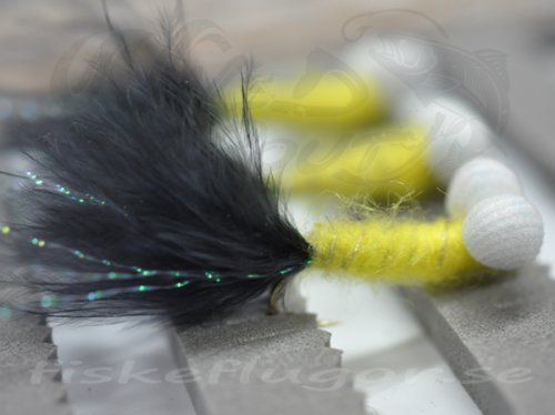 12-Pack Booby Nymph Yellow/Black