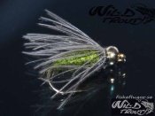 12-Pack BH CDC Softhackle Nymph Olive