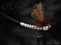 MS Mayfly Molly White & Light Brown