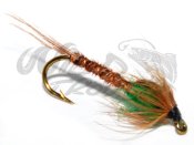 Pheasent Tail Nymph Green LS