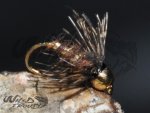  Soft Hackle BH GRHE Nymph Brown 