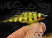 MS Salty Small Baitfish Striped Chartreuse
